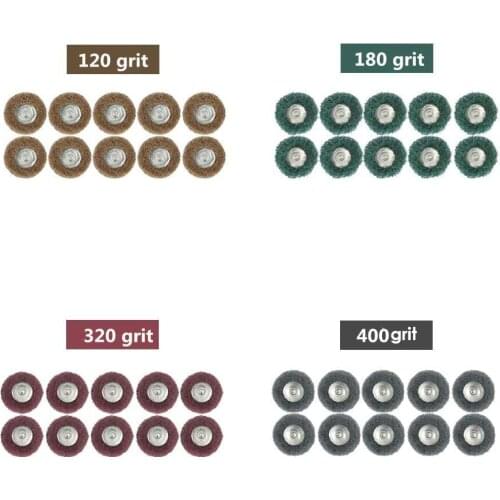 Polish Wheel with 3mm Shank Handle for polish motor 40 PCS Rotary Jewelry Polish