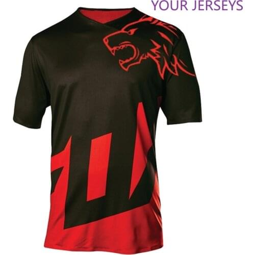 Pro Team Cycling Jersey 2022 Men MTB Ropa Ciclismo Breathable Mens Shirts Bicycle Top Maillot Orange FXR FXR DH MTB