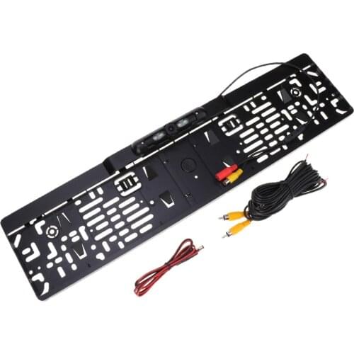 European License Plate Frame Rear View Camera Auto Number Plate Frame for EU License