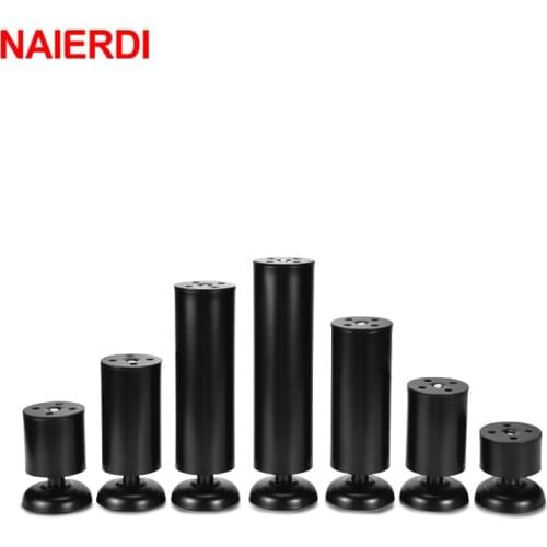 NAIERDI 6CM-30CM Furniture Foot Adjustable Cabinet Legs Stainless Steel Table Sofa Furniture Leg Table Feets Cabinet Table Legs