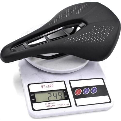 Road bike Bicycle Saddle MTB Mountain Bike Saddle Bicycle Cycling Skidproof Saddle Seat Silica Seat Black Bicycle equipment