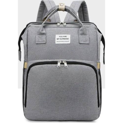 New Diaper Baby Bags with Bed Mummy Bag Maternity Nappy Moms Backpack Baby Nursing Changing Bag For Baby Stroller