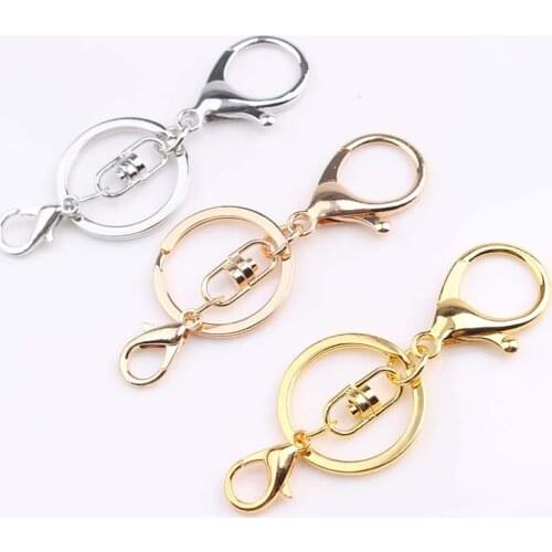 Lobster Clasps Swivel Trigger Snap Hooks Bag Keychain Waist Buckle Keys Pendants Holders Metal Key Chains For Jewelry Making