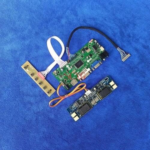 1024*768 Kit HDMI-compatible DVI VGA 4CCFL M.NT68676 controller driver board 20-Pin LVDS Fit T150XG01/TM150XG panel LCD display