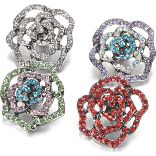 2019 Spring New Gingersnaps Jewelry 3 Colors 18mm Vocheng Snap Charms Interchangeable Jewelry Snap Button Vn-2013