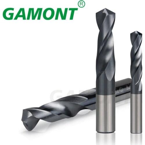 GAMONT Carbide Alloy 3D Drill Tungsten Steel Super Hard Stainless Twist Bit Straight Handle 0.1mm For CNC Lathe Machine