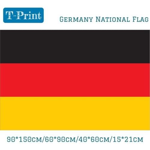 5PCS 15x21cm 40x60cm 60x90cm 90x150cm 3x5 feet Germany National Flag Polyester