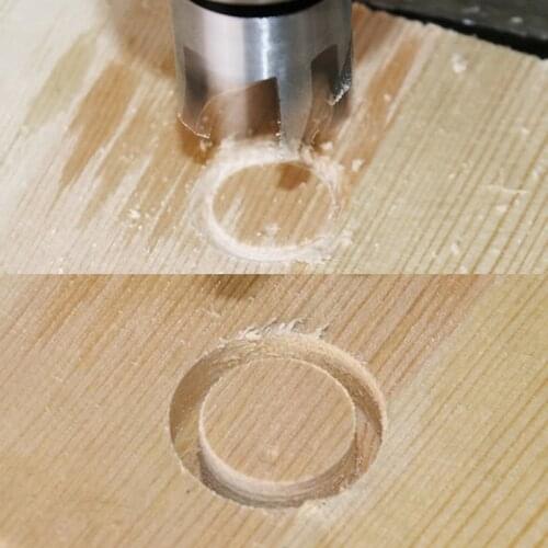 8pcs/set Wood Plug Cutting Tool Drill Bit Straight And Tapered Taper 5/8" 1/2" 3/8" 1/4" Woodworking Cork Drill Bit Knife