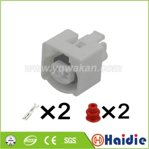 Free shipping 5sets 2pin auto sealed series 2.3mm waterproof plastic cable connector