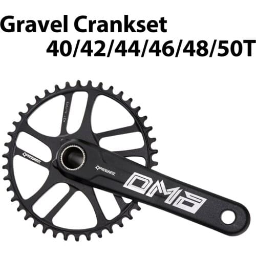 Gravel Cyclocross Road Bike Chainset Chain Wheel single 1x Road crankset crank 40/42/44/46/48/50t