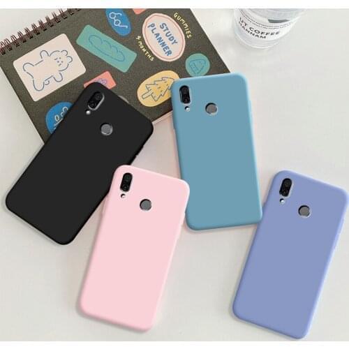Case For Huawei Enjoy MAX Case Soft TPU Silicone Case Solid Color Protective Phone Shell For Huawei Enjoy MAX Back Cover Cases