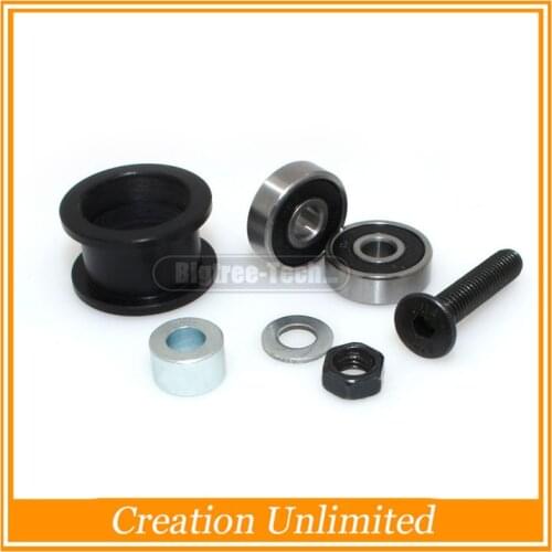 10Sets Smooth Idler Pulley wheel Kit POM Idler pulley without bearing for C-bean for Openbuilds V-Slot rail