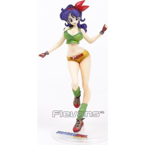 Gals Lunchi Blue Hair ver. PVC Figure Collectible Model Toy