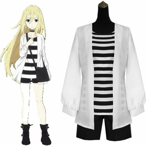 Unisex Anime Cos Angels of Death RAY Rachel Gardner Cosplay Costumes Uniform Sets Suits