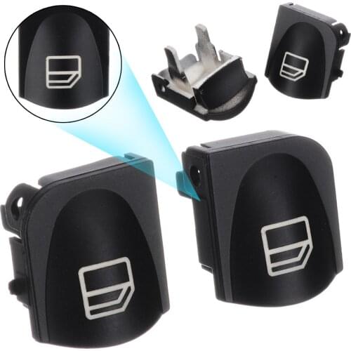 For Mercedes Benz 2pcs Window Switch Cover Support W203 C-CLASS C320 C230 C280 AMG Power Window Switch Console Caps A2038210679