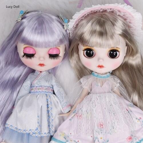 ICY Factory Blythee Doll Customized Doll Matte Face Sleepy Eyes With Clothes And Shoes Toy Bjd 30cm