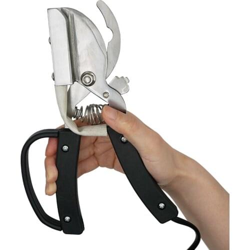 1Pcs Goat Heating Tail Clamp Cutter Tail Clamp Piglets Tail Cutting Pliers Cutting Docked Tail Plie For Pig Sheep Farm Equipment