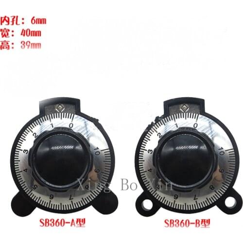 Linear digital knob ( scale digital disk ) panda SB360 SB360-A SB360-B potentiometer knob hole diameter : 6MM