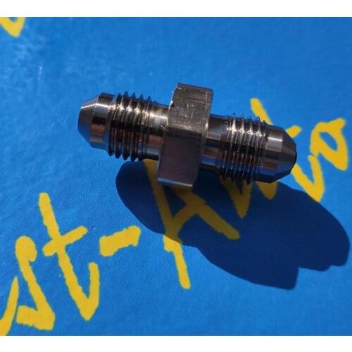 Stainless Steel 7/16-20unf thread male -4an AN4 an-4 to an4 -4an male adaptor Brake pump Hose ptfe Swivel end Fittings