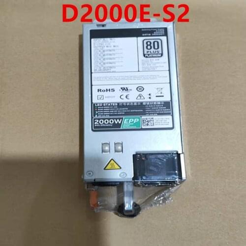 New Original PSU For Dell R740 T640 R840 R940 C4130 2000W Switching Power Supply D2000E-S2 XYK93