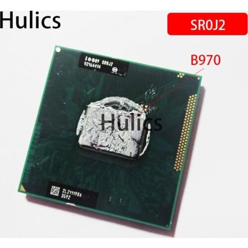 Hulics Original Intel Pentium B970 SR0J2 2.3 GHz Dual-Core Dual-Thread CPU Processor 2M 35W Socket G2 / rPGA988B
