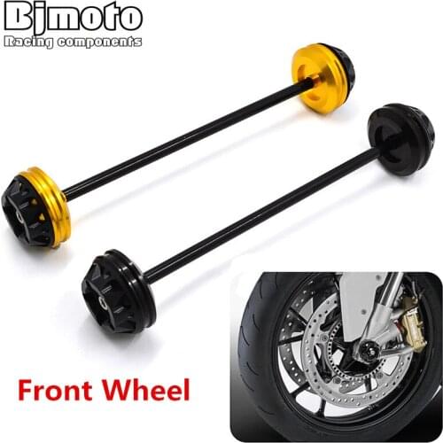 Front Axle Fork Crash Sliders For Yamaha MT07 FZ-07 2013-2020 XSR700 2018 2019 2020 Motorcycle Front Wheel Protector Accessories