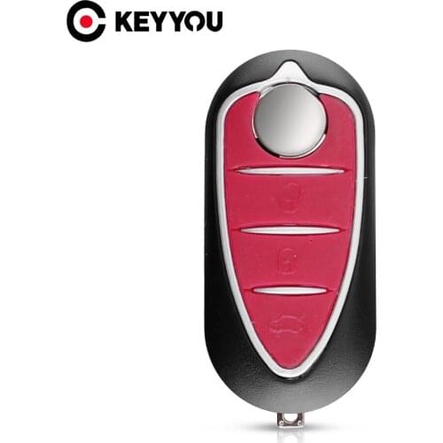 KEYYOU Folding Flip Remote Key Shell For Alfa Romeo Mito 2008-2018 Giulietta 2010-2016 159 GTA 147 156 166 GT Brera TS