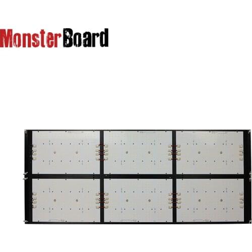 Led grow light Geeklight 3000k cree 660nm 600w monster board lg uv cree ir switches samsung lm301h waterproof wires