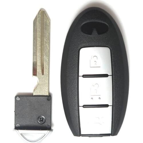 Smart Remote Key 3 Button 433MHz with insert key for Infinidi QX60 with RF519X Chip