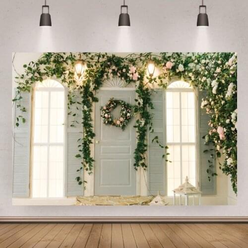 Seaside Wedding Flower Wall Background Moon Swing Ceremony Party Supply Backdrop Vinyl Photo Banner Decoration Props