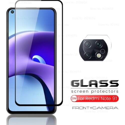 Camera lens protective cover for xiaomi redmi note 9t 9 t tempered glass on readmi redmy note9t not notes 9t screen protect film