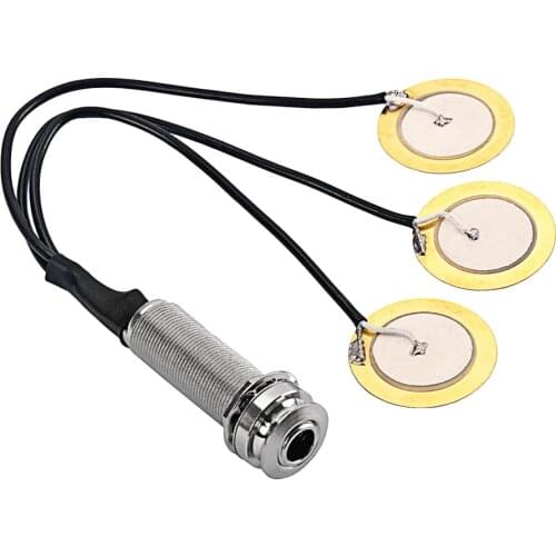 Acoustic Guitar Pickup Piezo 3 Transducer For Guitar Parts Accessories