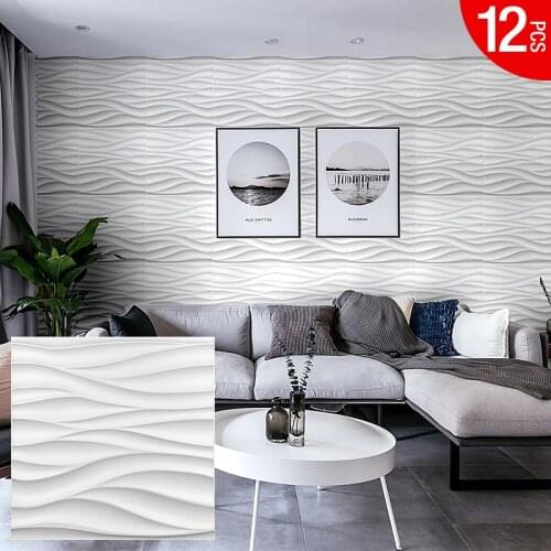 12 Piece 50x50cm 3D Wall Sticker Bathroom Kitchen Shop Hotel Bedroom Ceiling Mirror Waterproof Wall Cloth Wallpaper 3D Mold Tile