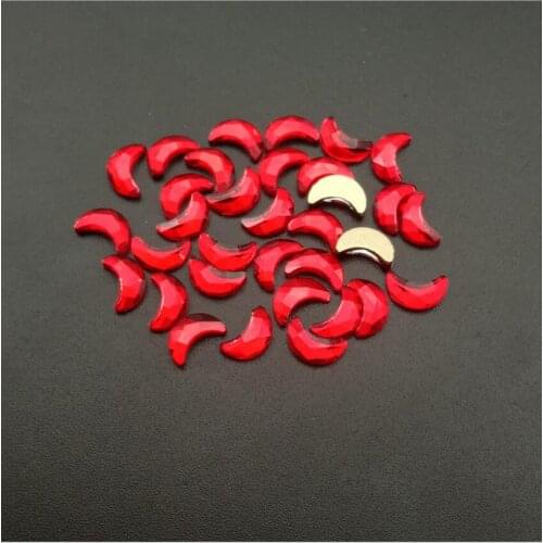 720pcs/bag Red Crystal Nail Rhinestones Super Shinny Siam Glass Flatback Nail Rhinestones For 3D Nail Art Decoration