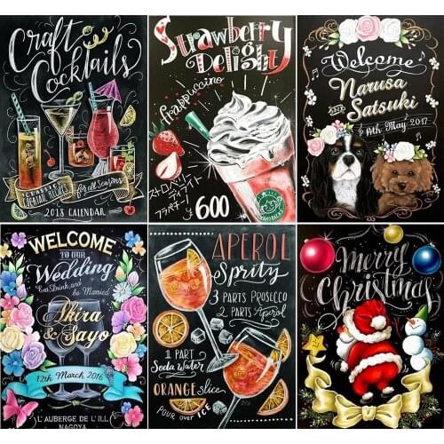 DIY Diamond Painting Full Circle Diamond word Art Pattern Embroidery Diamond Inlaid Cross Stitch 5D Rhinestone Painting