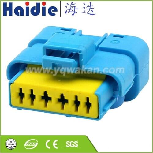 Free shipping 2sets 6pin auto sensor waterproof plug connector wiring electronic cable connector 211PC069S6049