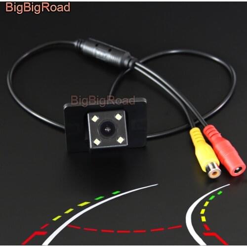 BigBigRoad For Mazda 3 Mazda3 Axela BM Sedan 2013 2014 2015 2016 Car Intelligent Dynamic Trajectory Tracks Rear View CCD Camera