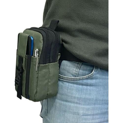Tactical Belt Bag Waist Pouch Security Purse Phone Carrying Case