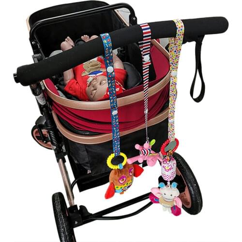 Baby Stroller Strap Toys Doll Holder Pacifier Bottle Chain Strap Stroller Accessories Anti-lost Fixed Bind Belt Rope Hook Strap