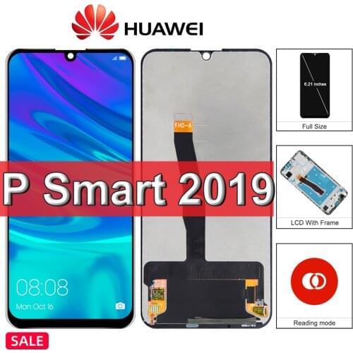 For Huawei P Smart 2019 Display Screen Touch Digitizer Assembly Repair Parts For Huawei P Smart 2019 LCD With Frame POT-LX1