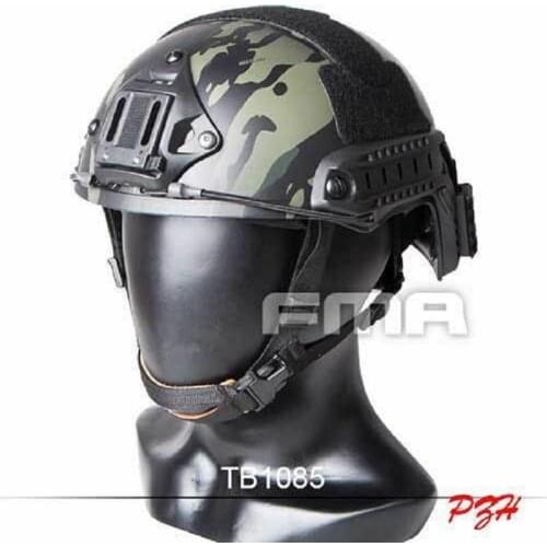 FMA Ballistic Style Helmet MultiCam Black (M/L) TB1085 Airsoft Paintball