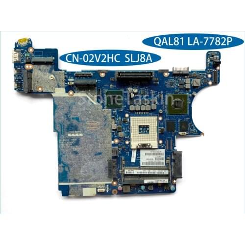 Best Value CN-02V2HC for Dell Latitude E6430 Laptop Motherboard QAL81 LA-7782P N13M-NS1-A1 SLJ8A 100% Fully Tested