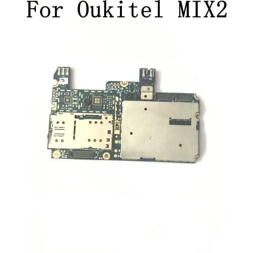 Oukitel MIX 2 Mainboard 6G RAM+64G ROM Motherboard Repair Replacement Accessories for Oukitel MIX 2 Cell Phone,used,Original