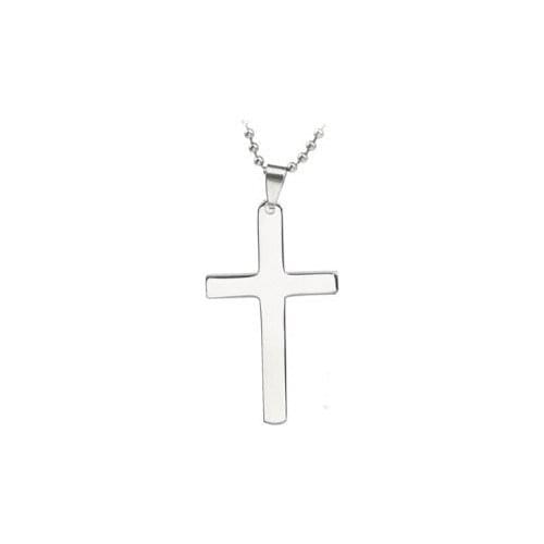 Mens Stainless Steel Cross dog tags cheap custom jesus cross dog tag