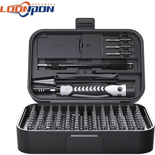 Multifunction Screwdriver Set Professional Hex Torx Tips Magnetic Bits Screw Driver Mini Tool Case for Repair 130 In 1