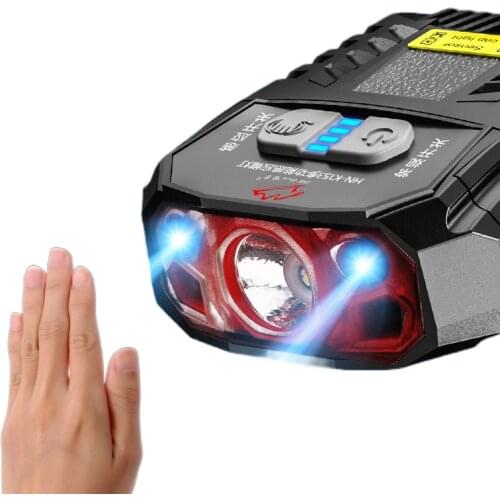 Fishing Yediao dedicated sensor headlight lamp cap clip glare charging super bright LED cap lamp head-mounted visor clip lamp