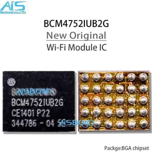 2pcs/lot New original BCM4752IUB2G WIFI module ic BCM4752 Bluetooth Wireless module ic cellphone chip