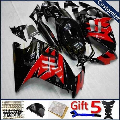 Custom motorcycle plastic cover For CBR600F3 1997 1998 CBR600 F3 97 98 ABS plastic motor Fairing kit red black