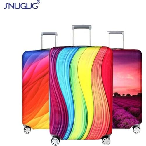 Thicker Suitcase Cover Travel Suitcase Elastic Luggage Protective Cover Protective Apply To 18-32 In Suitcase Travel Accessories