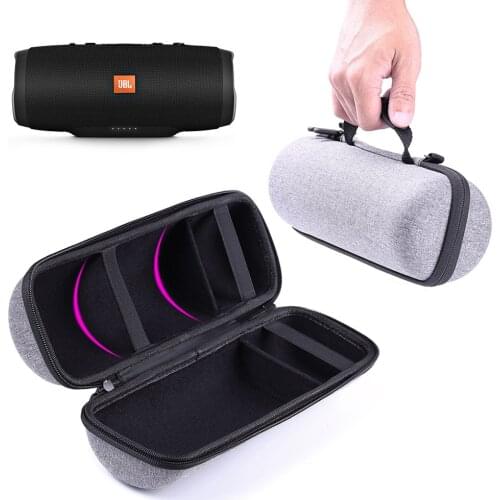 EVA Hard Travel Protective Zipper Bag Wireless Bluetooth Speakers Cases For for JBL Charge3 Charge 3 Extra Space For Plug&Cables